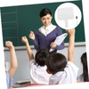 BIUDECO Handheld Double Sided Dry Erase Whiteboard Answer Paddle for