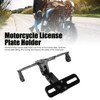 Motorcycle License Plate Bracket CNC Aluminium Alloy Universal Adjustable Motorcycle