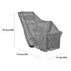 Snow Blower Cover 210D Oxford Cloth Silver Coated Waterproof Windproof