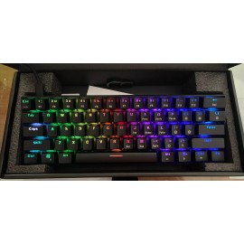 BLACK SHARK MECHANICAL KEYBOARD GAMING RGB BACKLIT WIRED PROGRAMMABLE SIXGILL K4