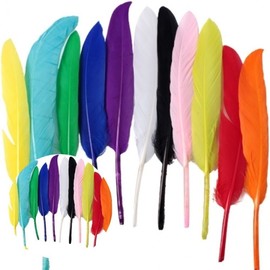 Small Pink Feather Elementary Craft Kit for Beauty Accessories Craft Materials 3ea