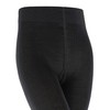 FALKE Girl's Comfort Wool Plain Tights, Black (Black 3000), 7