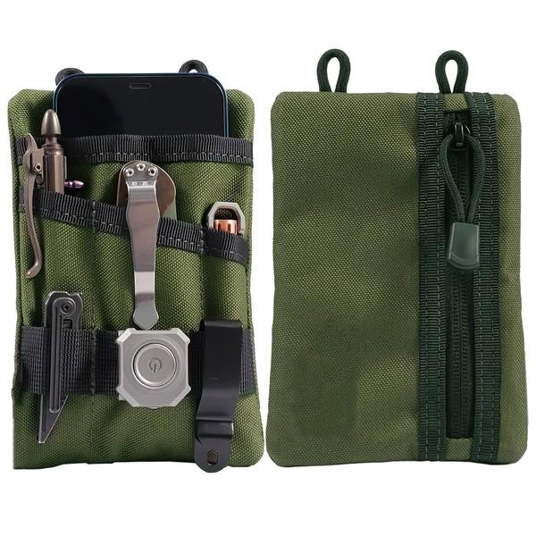 Packool Multi-Tool Pocket Pouch, Compact Multipurpose EDC Zippered Bag with