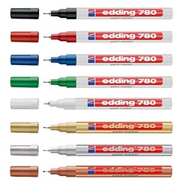 Edding 780 Fine Gloss Paint Marker 0.8 mm Economy Pack. Customisable