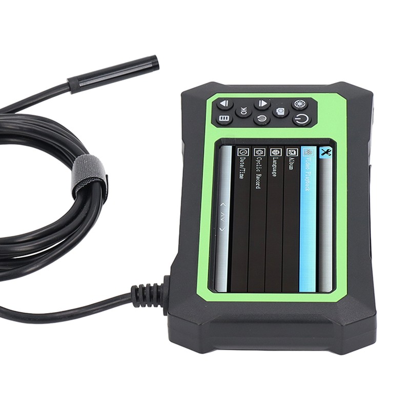 Endoscope 8mm Lens 4.3in LCD Screen Borescope Camera IP67 Waterproof
