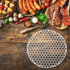 PATIKIL Round BBQ Grill Mesh Plate, 12 Inches (Approx. 11.8
