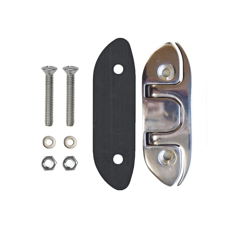 MarineNow 4-1/2" Folding Cleat Marine Grade 316 Stainless Steel by