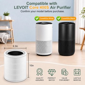 Core 400S Replacement Filter for LEVOIT Air Purifier, Core 400, Core 400S-P