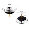 Kitchen Sink Basket Strainer Replacement for US Standard Drains (3.15