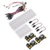 AITIAO Breadboard Kit with 1Pcs 830 & 400 Tie-Points Breadboard