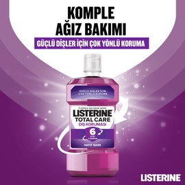 listerine total care diş korumasi ağız bakım suyu 500 ml