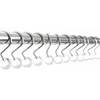 BINO Shower Curtain Hooks - Chrome, Set of 12 Shower