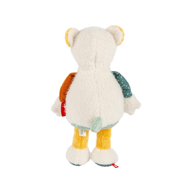 sigikid 43235 Patchwork Soft Toy, Multi-Colour/Polar Bear