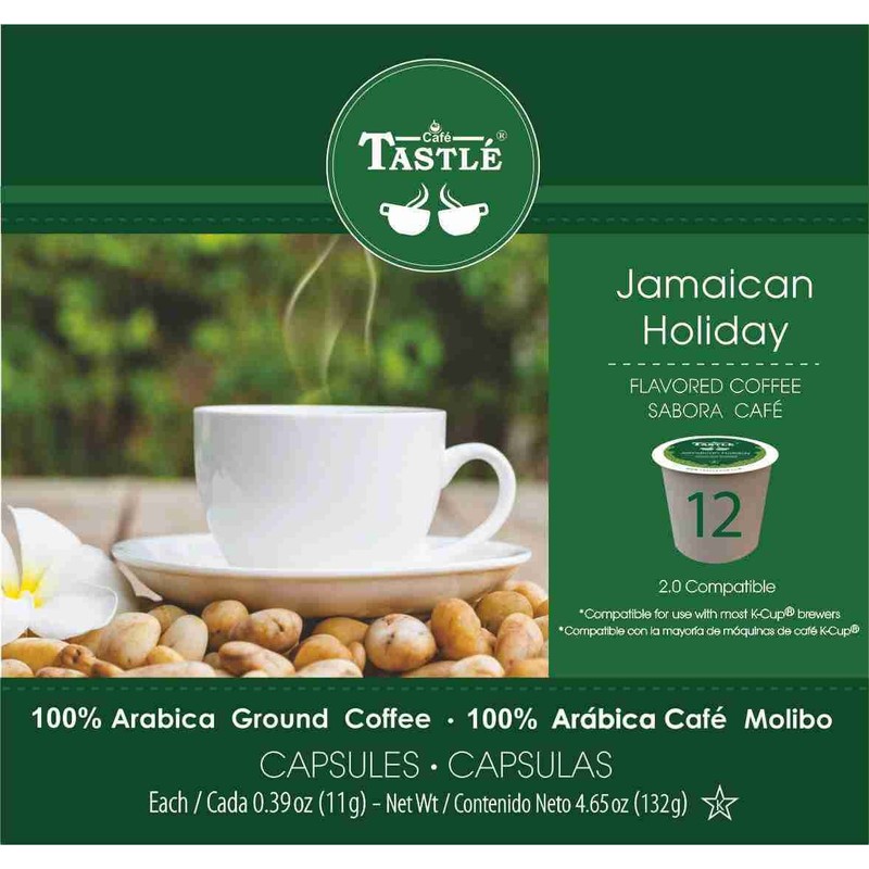 Cafe Tastlé Jamaican Holiday Single Serve Coffee, 12 Count
