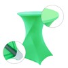 Obstal Grass Green Cocktail Table Covers Stretch Spandex Cocktail Table