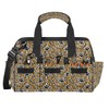 Leopard Paw Prints Wide Mouth Tool Bags for Men and