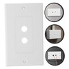 jojofuny Media Wall Connector Speaker Wire Wall Plate with Screws
