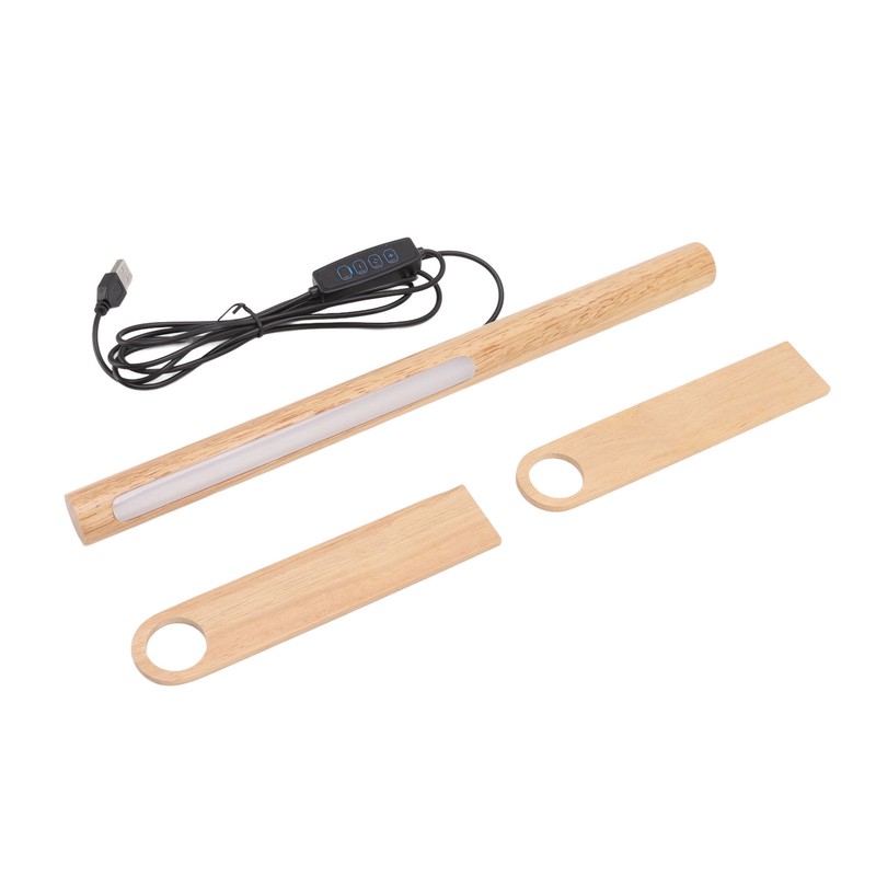 Reading Lamp Northern Europe Wooden USB Power Supply Stepless Adjusted