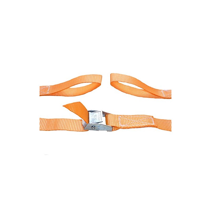 iapyx® 2x Lashing straps with loops, clamping lock, quick release,