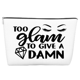 JJOINUS Makeup Bag Gifts for Women, Christmas Gifts for Mother Teen Girl, Best Sister, Friends, Zipper Cosmetic Pouch Bag for Birthday White Elephant, 10 * 7"