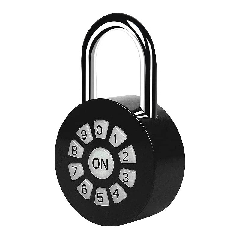 Xcase Metallvorhängeschloss: Metall-Vorhängeschloss mit Zahlencode und App, Bluetooth, IP65 (Schloss,