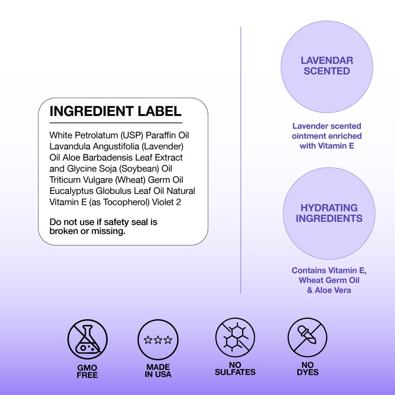Basic Brands Vitamin E Ointment Lavender 2 oz