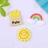 12pcs Creative Cute Cartoon Refrigerator, 3D Soft Plastic Refrigerator Can