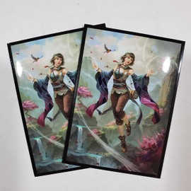 Izumi - Wind Mage - 100 TCG Card Sleeves (FN21S) - Fantasy North (Glossy)