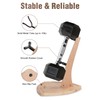 Musbeat Saxophone Stand, Saxophone Stand for Alto and Tenor, Walnut