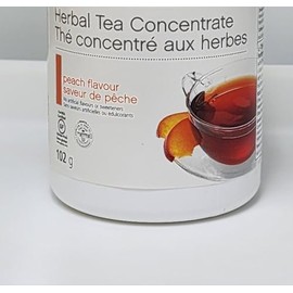 Herbal Tea Concentrate, Peach Flavor, 102g, Low Calorie Instant Tea Mix with Green Tea, Orange Pekoe, Cardamom and Hibiscus