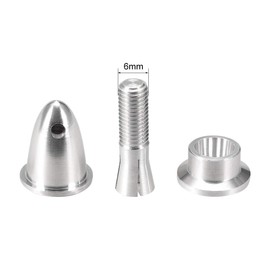 uxcell RC Airplane Spinners Propeller Adapter Saver for Shaft Brushless Motor (4mm Aperture and 6mm Output Axle)
