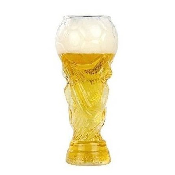 Vaso Copa Grande Qatar World Cup 2022 World Cup Glass Tumbler, For Fernet and Beer, 700 ml / 23.7 fl oz cap
