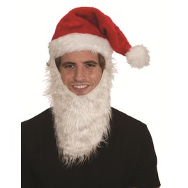 Jacobson Hat Company Adult Plush Santa Hat with Beard