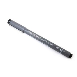 STAEDTLER PIGMENT LINER 0.05mm BLACK INK [Pack of 2]