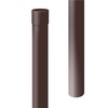 INEFA Plastic Downpipe 200 cm DN 100, Dark Brown, Gutter