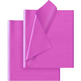 Purple Tissue Paper for Gift Bags - 30 Sheets of Purple Wrapping Tissue Paper Bulk Packaging Paper for Weddings Birthday DIY Project Christmas Gift Wrapping Crafts Decor (14 x 20 Inch)