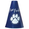 Anderson's Exclusive Blue and White Paw Pride 7" Megaphone Noisemaker