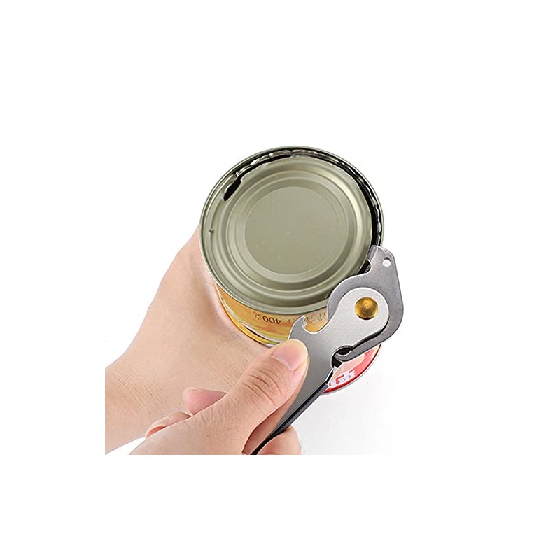 IKAAR Can Opener, Manual Can Opener, Lid Opener, Stainless Steel