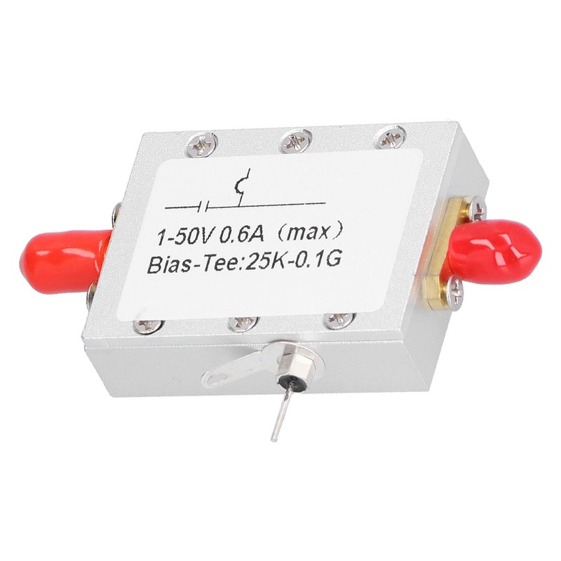 RF Isolated Capacitor Bias Tee Blocker Electronic Components 25K‑100MHz DC