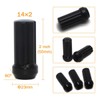 GAsupply 14x2 Lug Nuts Black, 32pcs M14x2.0 Spline Lug Nuts