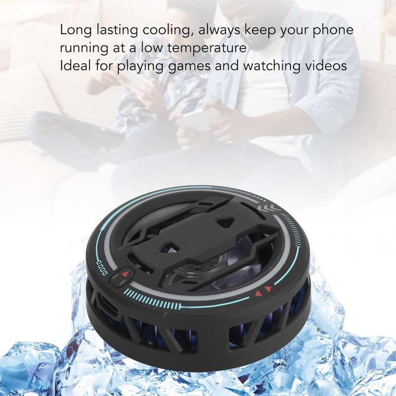Cell Phone Cooling Fan 3 Speeds Magnetic Semiconductor Mobile Phone