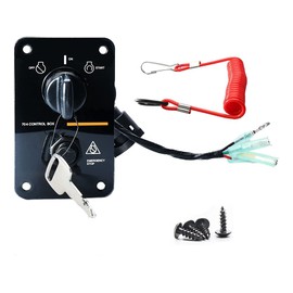Main Switch Panel Single Engine Remote Control for Yamaha Outboard 704-82570-12-00, 704-82570-11-00, 704-82570-08-00, 704-82570-13-00, 704-82570-01-00