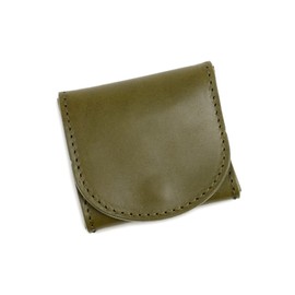 Belt Specialty Store Belt Lab BLPT0049 Coin Purse, Men's, Women's, Tochigi Leather, Made in Japan, Leather, Box-Shaped, Small Pot, green