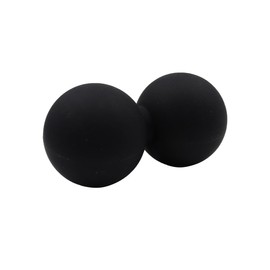 CENPEK High Pulse Massage Ball.Sports Poster,Polypropylene - Double Ball For Targeted Deep Massage And Regeneration Of Neck And Back Muscles Black Double Ball - 65 mm