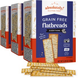 Absolutely Gluten Free Everything Flatbread, 5.29-Ounce (3-Pack)