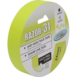 Axus Decor - Razor-31 Mid-High Tack Tape/Masking Tape (48mm x 40m) - AXU/MTR48