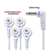 Tens Lead Wires - Port Doubler - Four 3.5mm Snap