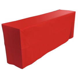 Event Tablecloth, Non-woven Fabric, Red, 70.9 x 23.6 inches (1800 x 600 mm), 3 Colors Available, Solid Color, Logo, Table Cover, For Long Desks, Rectangular, Exhibitions, Conferences, J-CLUB Idea