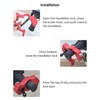 Lock Motorcycle, Heavy Duty Anti Theft Adjustable Bike Handlebar Lock