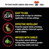 The Giant Destroyer 700 Garlic Rabbit and Deer Repellent Clips